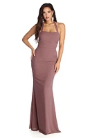 Tessa Formal Halter Chiffon Dress