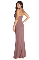 Tessa Formal Halter Chiffon Dress