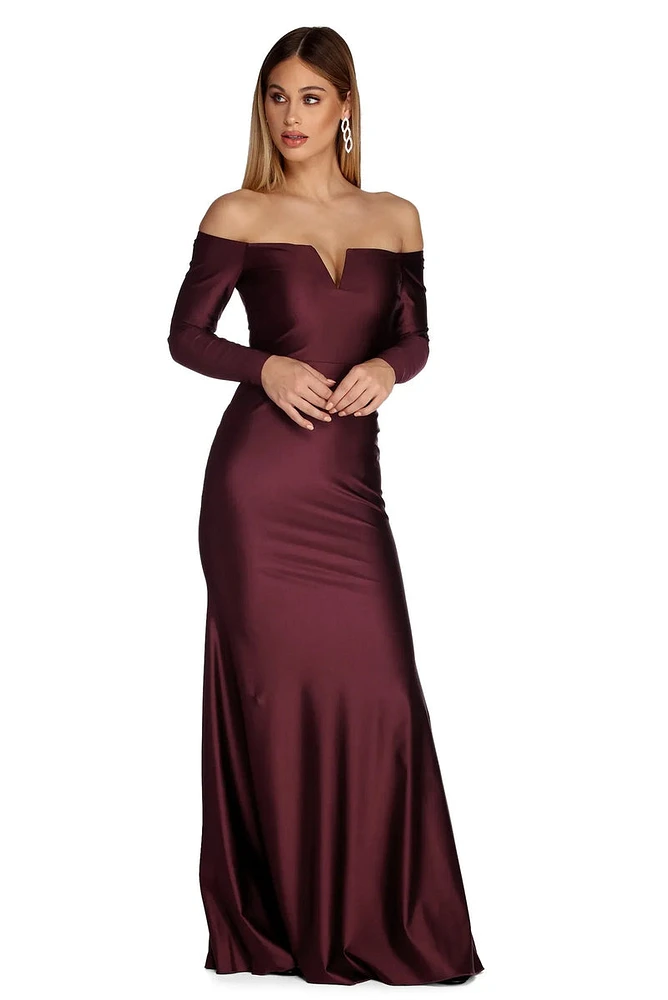 Kimora Formal Off The Shoulder Dress