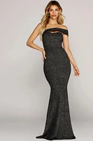 Marlena Glitter Formal Gown