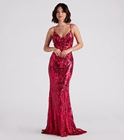 Elliana Formal Sequin Mermaid Dress