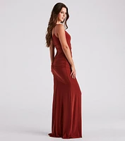 Paige Formal Ruched Mermaid Dress