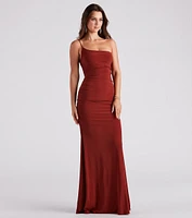 Paige Formal Ruched Mermaid Dress