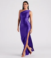 Olga Formal One Shoulder Long Dress