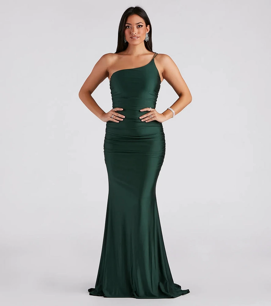 Nicole Formal One-Shoulder Mermaid Dress