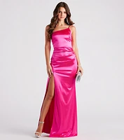 Aretha Formal Satin Mermaid Dress