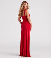 Sylvia Formal Sweetheart Long Dress