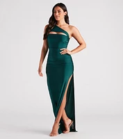 Muriel Formal One Shoulder Long Dress