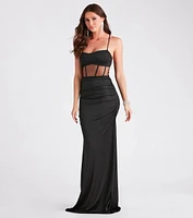 Allie Formal Corset Mermaid Dress