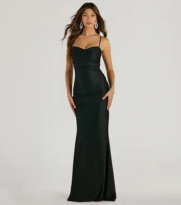 Maisie Sweetheart Ruched Mermaid Formal Dress