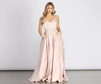 Jolie Formal Lace Up Gown