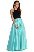 Caitlyn Formal Halter Ball Gown