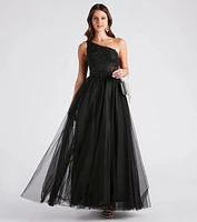 Julissa Lace Tulle A-Line Ball Gown