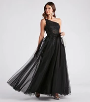 Julissa Lace Tulle A-Line Ball Gown