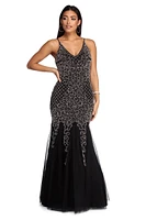 Colette Formal Beaded Sleeveless Dress