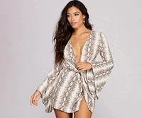 Knot Tonight Drape Mini Dress