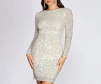 Diamond Dreams Sequin Mini Dress