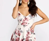 Floral Dreams Skater Lace Dress