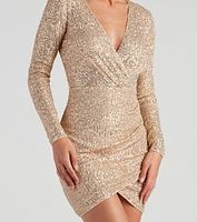 Chic Glow-Up Sequin Bodycon Dress