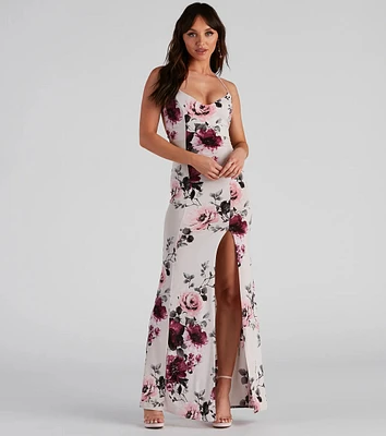 Date Night Chic Floral Maxi Dress