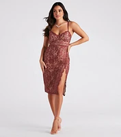 Lovestruck Lace Midi Dress