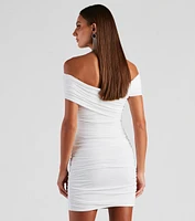 Wrapped Chic Style Mini Dress