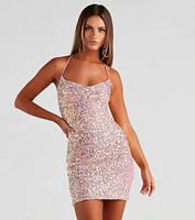 Party Glam Sequin Mini Dress