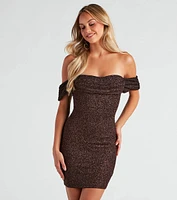 Night Out Glamour Glitter Mini Dress