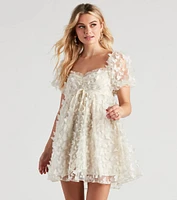 Sunshine Butterfly Skater Dress