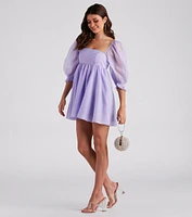 Darling Delight Short Skater Dress