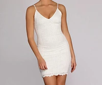 Crochet Beauty Mini Dress