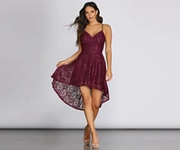 Glimmer And Shimmer Lace Skater Dress