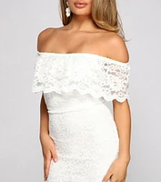 Stunner Lace Midi Dress