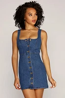 Denim Diva Mini Dress