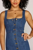 Denim Diva Mini Dress