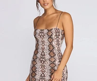 Wild Child Bodycon Mini Dress