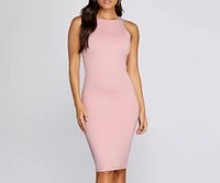 Charming And Chic Midi Dress