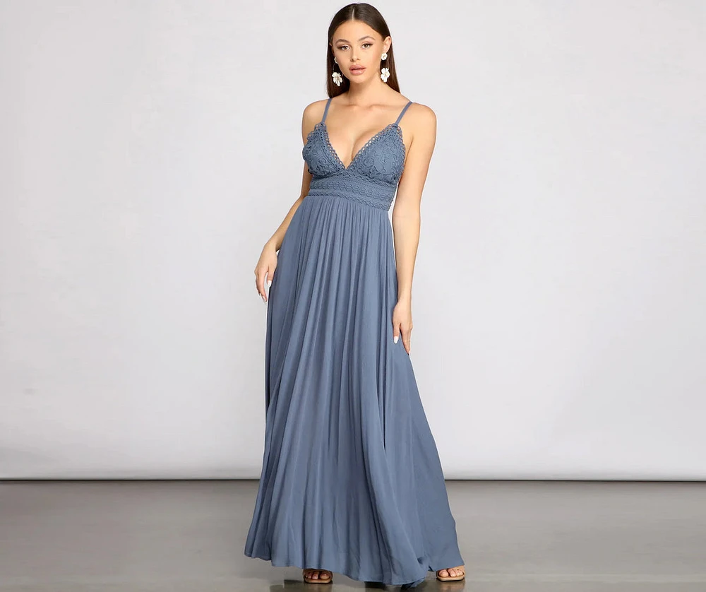 Go With The Flow Maxi Dress