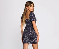 Spring It On Floral Mini Dress