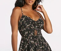 Floral Flirt Skater Dress