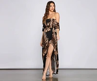 Bring The Heat Maxi Dress