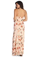 With The Floral Flow Maxi Dress