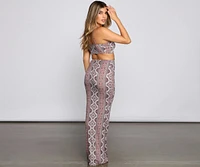 Carefree Bohemian Chic Cutout Maxi Dress