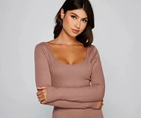 Finding Inspo Scoop Neck Mini Dress