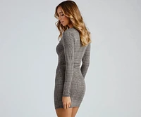 Elevated Everyday Plaid Mini Dress