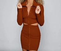 Daring Chic Cutout Mini Dress