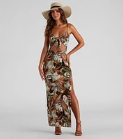 Siesta Keys Tropical Maxi Dress