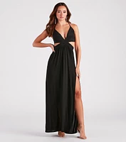 Pretty Paradise Strappy Cutout Maxi Dress