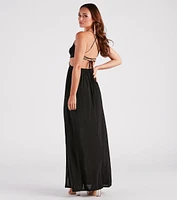 Pretty Paradise Strappy Cutout Maxi Dress