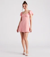 Bae Breeze Cotton A-Line Short Dress